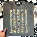 God Is Good Striped DTF Transfer DTF Heat Press Transfer from Sweet Tee Transfers