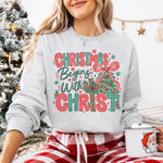 Christmas Begins with Christ DTF Transfer DTF Heat Press Transfer from Sweet Tee Transfers