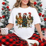 Funny Christmas Chickens DTF Transfer DTF Heat Press Transfer from Sweet Tee Transfers