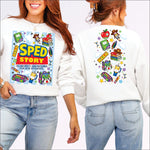 SPED Story 2 Part DTF Transfer DTF Heat Press Transfer from Sweet Tee Transfers