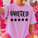 Wanted Five Star DTF Transfer DTF Heat Press Transfer from Sweet Tee Transfers