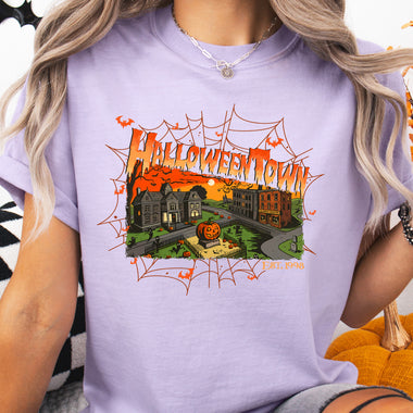 Halloween Town Spider Web DTF Transfer DTF Heat Press Transfer from Sweet Tee Transfers