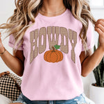 Howdy Pumpkin Fall Checkered DTF Transfer DTF Heat Press Transfer from Sweet Tee Transfers