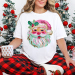 Oil Painted Santa DTF Transfer DTF Heat Press Transfer from Sweet Tee Transfers