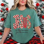 Jesus Is the Reason for the Season Preppy Bow DTF Transfer DTF Heat Press Transfer from Sweet Tee Transfers