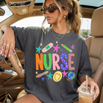 Nurse Fun Art DTF Transfer DTF Heat Press Transfer from Sweet Tee Transfers