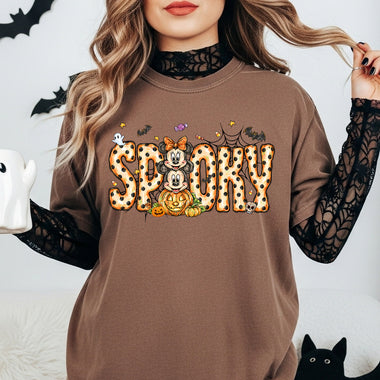 Spooky Mouse DTF Transfer DTF Heat Press Transfer from Sweet Tee Transfers