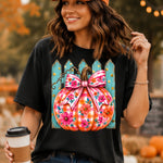 Floral Pumpkin on Gate DTF Transfer DTF Heat Press Transfer from Sweet Tee Transfers
