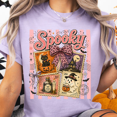 Preppy Spooky Stamps DTF Transfer DTF Heat Press Transfer from Sweet Tee Transfers