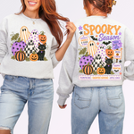 Spooky Season Front and Back DTF Transfer DTF Heat Press Transfer from Sweet Tee Transfers
