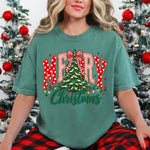Merry Christmas Tree with Bow DTF Transfer DTF Heat Press Transfer from Sweet Tee Transfers