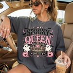 Spooky Queen Society DTF Transfer DTF Heat Press Transfer from Sweet Tee Transfers