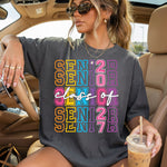 Senior Class of 2027 Stacked DTF Transfer DTF Heat Press Transfer from Sweet Tee Transfers