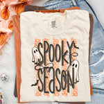 Spooky Season Striped Light DTF Transfer DTF Heat Press Transfer from Sweet Tee Transfers