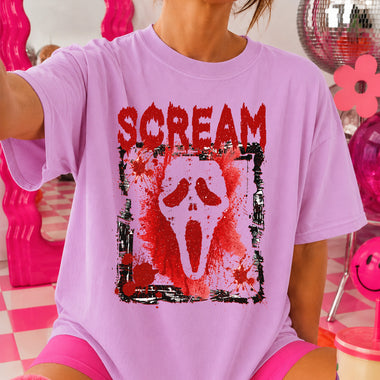 Scream Ghost Face Horror DTF Transfer DTF Heat Press Transfer from Sweet Tee Transfers