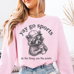 Yay Go Sports Raccoon DTF Transfer DTF Heat Press Transfer from Sweet Tee Transfers