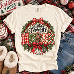 Santa's Favorite Nurse DTF Transfer DTF Heat Press Transfer from Sweet Tee Transfers
