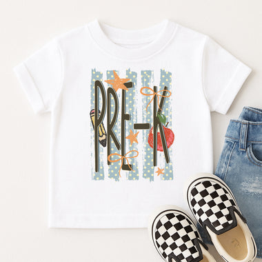 Preppy Striped Pre-K DTF Transfer DTF Heat Press Transfer from Sweet Tee Transfers
