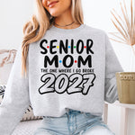 Senior Mom 2027 the One Where I Go Broke DTF Transfer DTF Heat Press Transfer from Sweet Tee Transfers