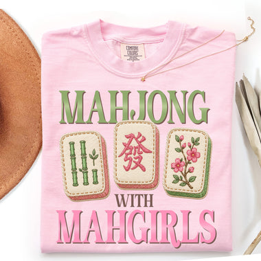 Mahjong With Mah Girls DTF Transfer DTF Heat Press Transfer from Sweet Tee Transfers