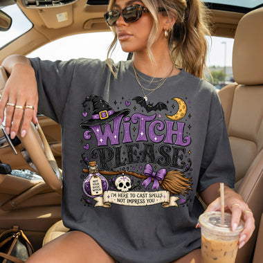Witch Please DTF Transfer DTF Heat Press Transfer from Sweet Tee Transfers