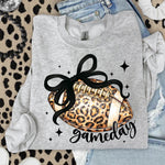 Game Day Cheetah Print Football DTF Transfer DTF Heat Press Transfer from Sweet Tee Transfers