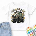 Camo Truck Fifth Grade DTF Transfer DTF Heat Press Transfer from Sweet Tee Transfers