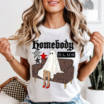 Homebody Club Ghost DTF Transfer DTF Heat Press Transfer from Sweet Tee Transfers
