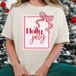 Holly Jolly Stamp DTF Transfer DTF Heat Press Transfer from Sweet Tee Transfers