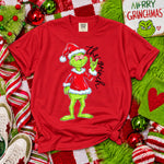 The Grinch Star Sunglasses Santa DTF Transfer DTF Heat Press Transfer from Sweet Tee Transfers