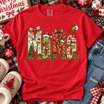 Green Guy MAMA Christmas DTF Transfer DTF Heat Press Transfer from Sweet Tee Transfers