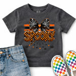 Spooky Halloween Checkered Bow DTF Transfer DTF Heat Press Transfer from Sweet Tee Transfers