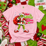 How the Grinch Stole Santa's Ho Ho Hos DTF Transfer DTF Heat Press Transfer from Sweet Tee Transfers