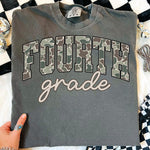 Camo Fourth Grade DTF Transfer DTF Heat Press Transfer from Sweet Tee Transfers