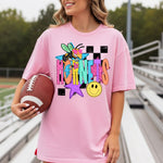 Hornets School Mascot DTF Transfer – Checkered Design DTF Heat Press Transfer from Sweet Tee Transfers