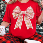 Christmas Cookie Bow DTF Transfer DTF Heat Press Transfer from Sweet Tee Transfers