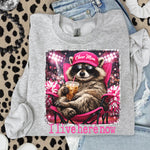 I Live Here Now Cheer Mom DTF Transfer DTF Heat Press Transfer from Sweet Tee Transfers