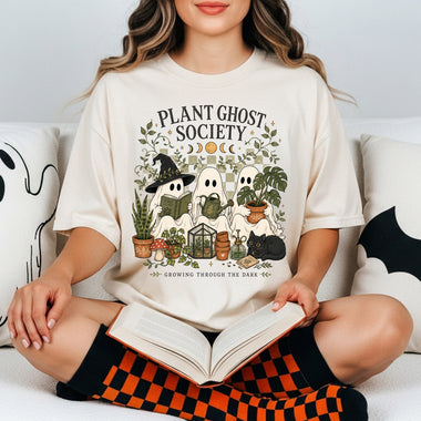 Plant Ghost Society DTF Transfer DTF Heat Press Transfer from Sweet Tee Transfers