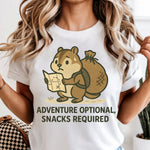 Adventure Optional Snacks Required DTF Transfer DTF Heat Press Transfer from Sweet Tee Transfers