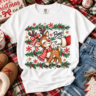 Boop Rudolph DTF Transfer DTF Heat Press Transfer from Sweet Tee Transfers
