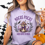 Hocus Pocus I Need Coffee to Focus DTF Transfer DTF Heat Press Transfer from Sweet Tee Transfers