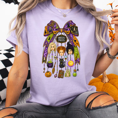 Hocus Pocus Charm Bow DTF Transfer DTF Heat Press Transfer from Sweet Tee Transfers