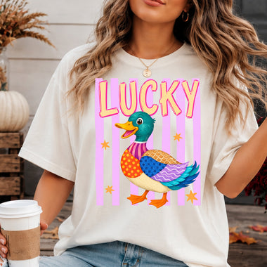 Lucky Duck DTF Transfer DTF Heat Press Transfer from Sweet Tee Transfers