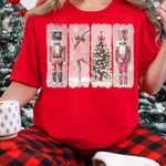 Nutcracker Vintage Grunge Pink DTF Transfer DTF Heat Press Transfer from Sweet Tee Transfers