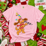 Max the Dog Christmas DTF Transfer DTF Heat Press Transfer from Sweet Tee Transfers