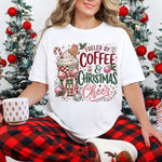 Fueled by Coffee and Christmas Cheer DTF Transfer DTF Heat Press Transfer from Sweet Tee Transfers