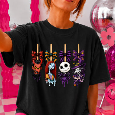Nightmare Halloween Popsicles DTF Transfer DTF Heat Press Transfer from Sweet Tee Transfers
