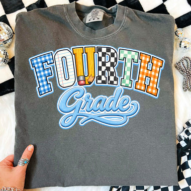 Retro Fourth Grade DTF Transfer DTF Heat Press Transfer from Sweet Tee Transfers