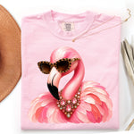 Glam Flamingo DTF Transfer DTF Heat Press Transfer from Sweet Tee Transfers