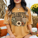 Thankful Pumpkins Flowers DTF Transfer DTF Heat Press Transfer from Sweet Tee Transfers